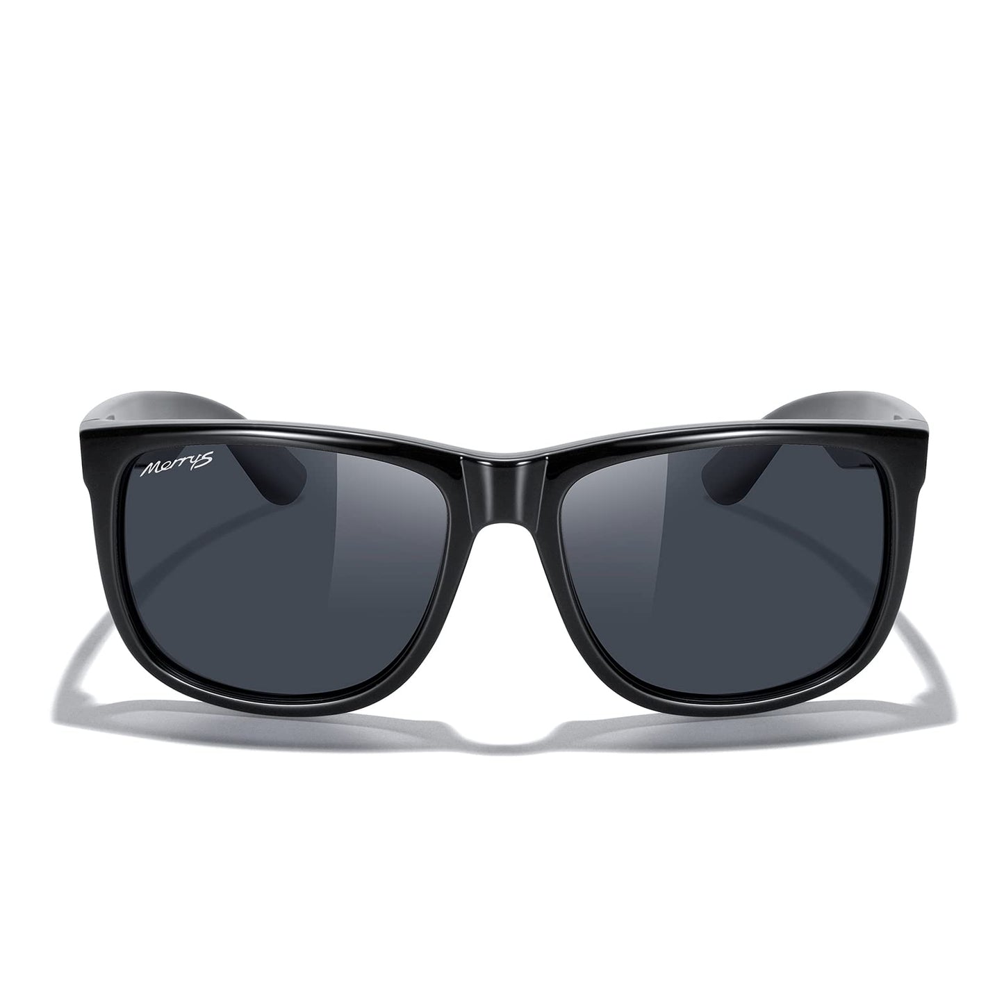 MERRY'S Men's Rectangular Polarized Sunglasses UV400 Protection for Driving Fishing Hiking Golf Outdoor Sport Glasses S8165