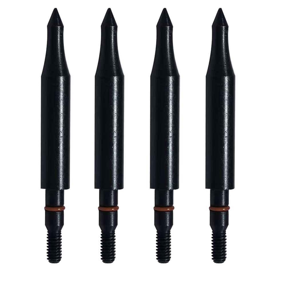 Field Points arrowheads 250 Grains Archery Field Points, 5/16" Steel Screw in Archery Field Tips and Broadheads (1 Dozen 12 PCS)