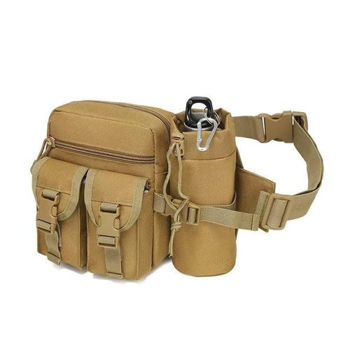outdoor multifunctional waist bag men and women travel water bottle bag