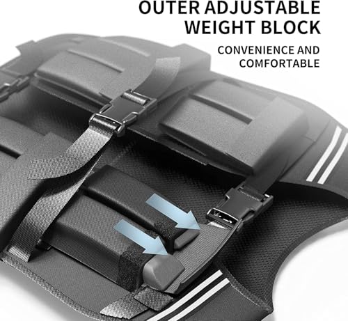 PROIRON Adjustable Weighted Vest 1lb-22lb for Fitness & Training - Removable Weights