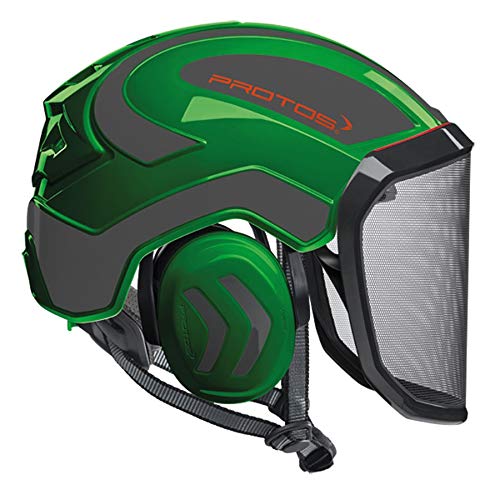 Pfanner Protos Integral Arborist Helmet - Red & Black