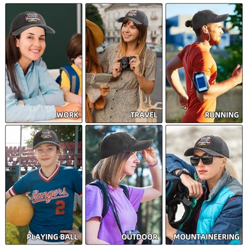 Teacher Appreciation Baseball Cap for Women Men - Black, One Size / Teach Love Inspire