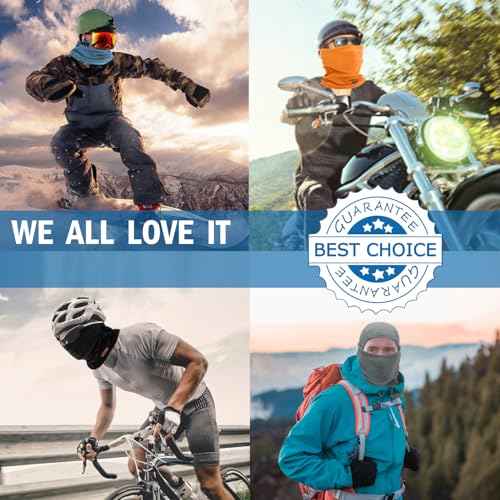 Winter Balaclava Ski Mask for Men Women - Windproof Thermal Face Mask for Snowboard Cycling Running for Cold Weather