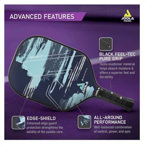 JOOLA Pickleball Paddle Journey and Seneca ? Select Fiberglass or Carbon Fiber Surface ? Lightweight Paddles ? Control & Power Rackets for Beginners to Intermediates ? USAP Approved ? Multiple Styles
