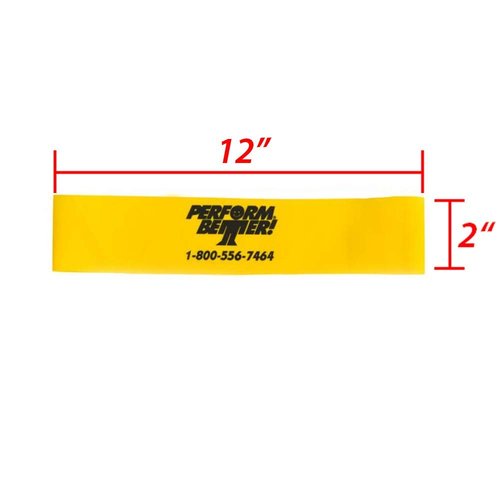 Perform Better XL Mini Band Resistance Loop Exercise Bands - Set of 4