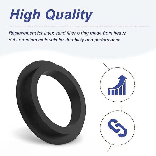 Pool Sand Filter Pump Seal, L-Shape O-Ring Gasket Fits for Intex Sand Filter Pumps Motor Repair Set & Hose Seals Replacement Part (4 Pcs 11228 + 4 Pcs 11412)