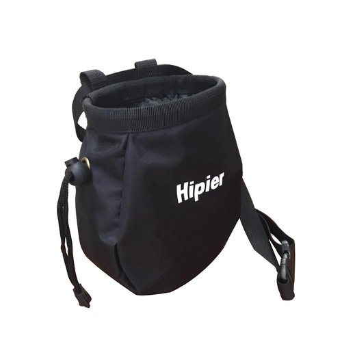 HipierFx Rock Climbing Chalk Bag with Belt Zipper Pocket and Adjustable Strap for Bouldering Weightlifting Powerlifting Gym Workout Lifting Crossfit