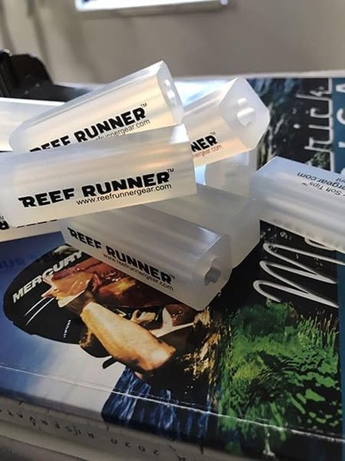 REEF RUNNER RRG Soft Tips Green - 2 Pack Replacement Tips for Spearfishing and Freediving | Durable, Comfortable, and Eco-Friendly