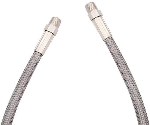 Paintball Filling Hose Whip Extension Stainless Steel Air Fill Station & Charging System with Quick Disconnect 60inch