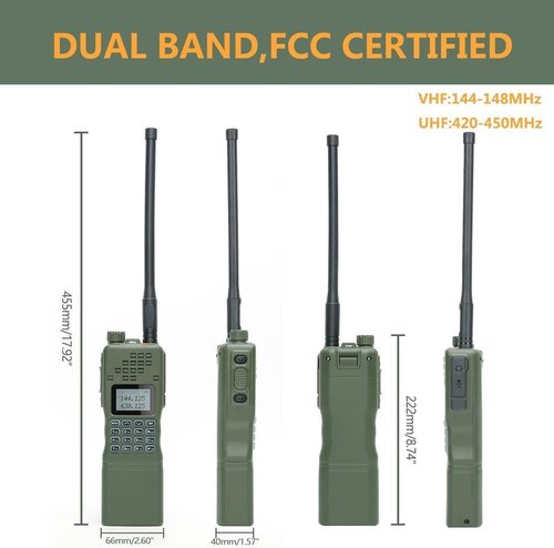 Baofeng Radio Ham Radio AR-152 10W Powerful Handheld Tactical Two Way Radio Upgraded of baofeng Radio Walkie Talkies Long Range with USB Charger Battery Full Kit