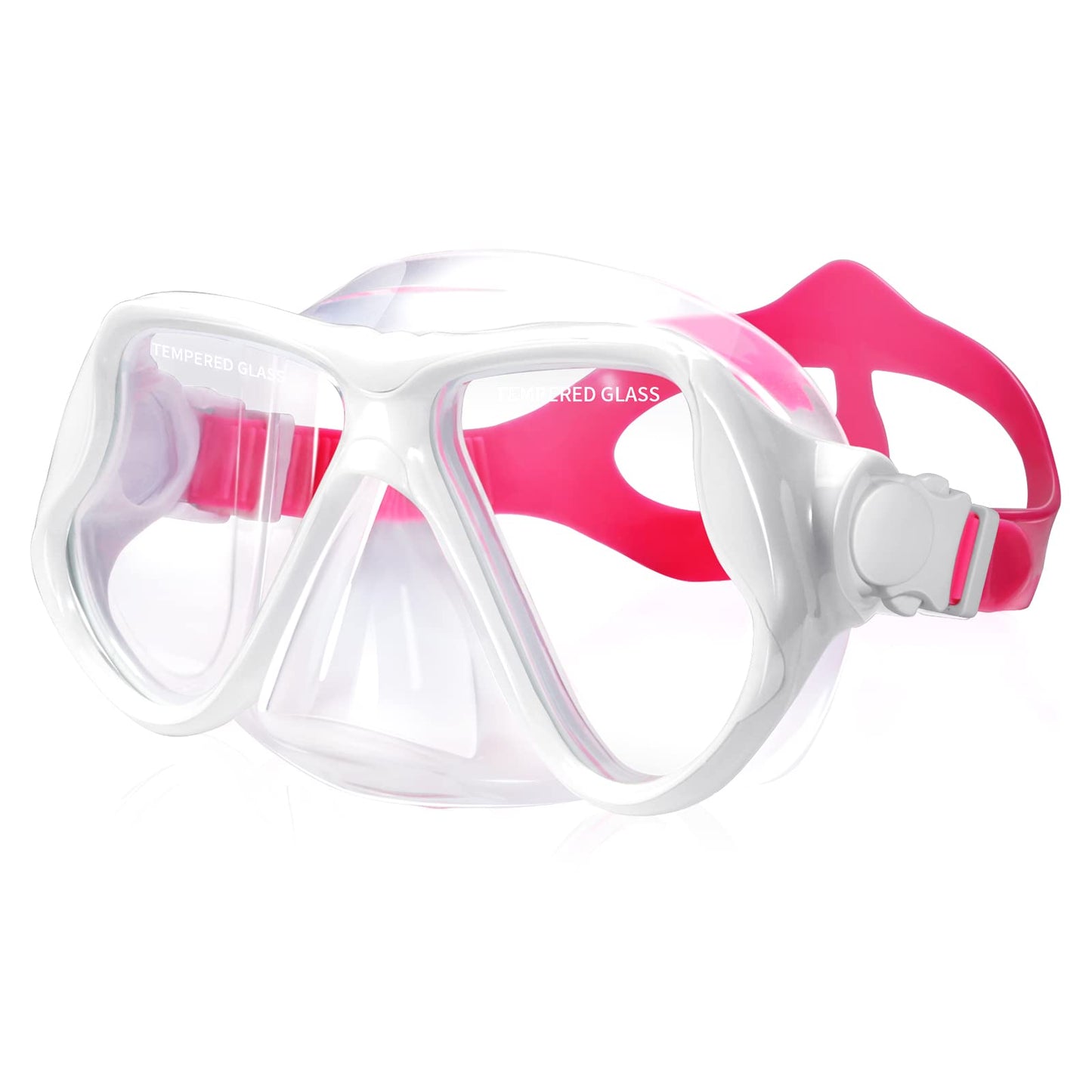 Keary Goggles Swimming Adult Mask Swim Goggles for Men Women Teens Adult Youth 180° Wide View Soft Silicone Skirt Clear No Leak Anti-Fog Swim Goggles with Nose Cover Pool Underwater Water Mask Glasses