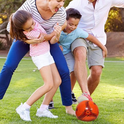Youlina Size 5 Soccer Balls Pack with Pump & Mesh Bags - Bulk Sports Equipment for Donations