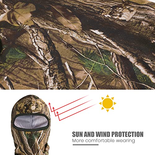 TAGVO Camouflage Balaclava - One Size Hunting Balaclava (A81) Elastic Warm Face Cover