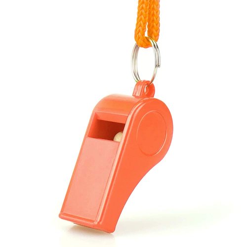 Hipat Emergency Whistle, Super Loud Safety Whistle with Lanyard, Ideal for Kayaking, Boating, Swimming, Water Survival, Hiking, Camping, Climbing
