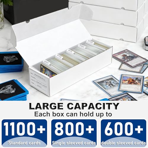 10 Pack Trading Card Storage Box Set for TCG & Collectible Cards