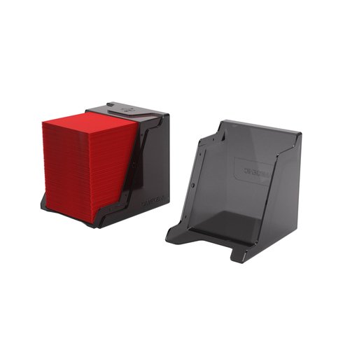 Gamegenic Bastion 100+ XL Deck Box - Compact, Secure, and Perfectly Organized for Your Trading Cards! Safely Protects 100+ Double-Sleeved Cards, Black Color, Made