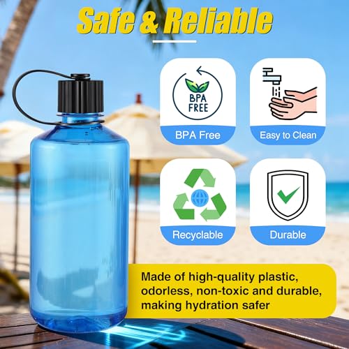 HappyAlley Black Narrow Mouth Water Bottle Replacement Lid - 3 Pack