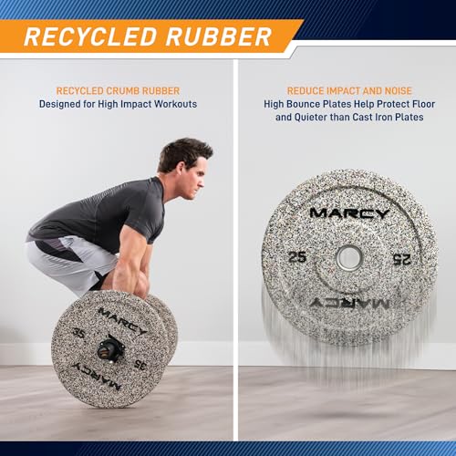 High Bounce Olympic Bumper Plate for Strength Training Weightlifting Workout Weight