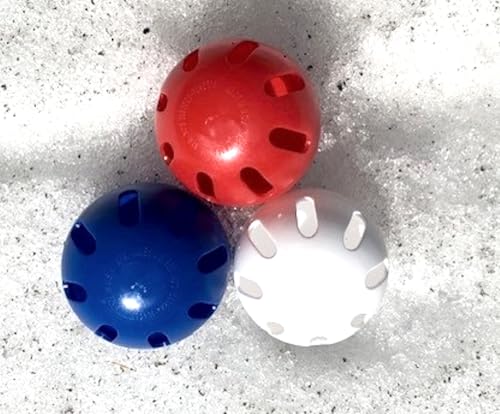 US-Made Wiffle Ball Six Pack Set - Red, White & Blue Official Softballs
