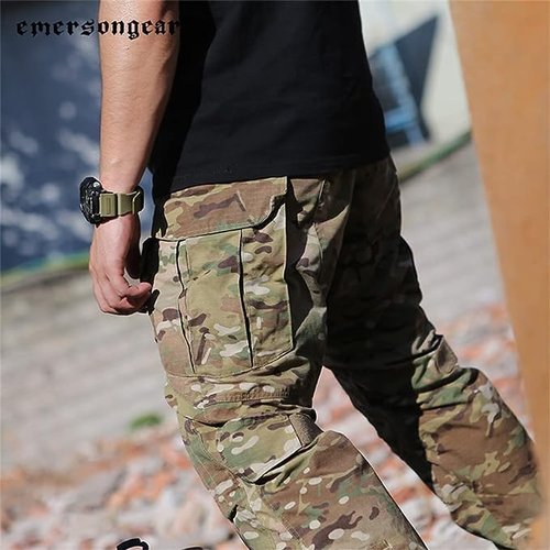 EMERSONGEAR G8 Paintball Pants with Knee Pads，Tactical Men Combat Pants，Army Airsoft BDU Outdoor Trousers