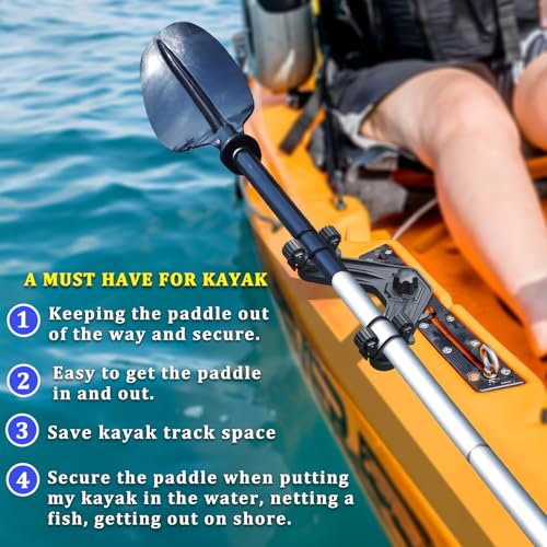 Kayak Paddle Clip Mounting Accessories - Pack of 2