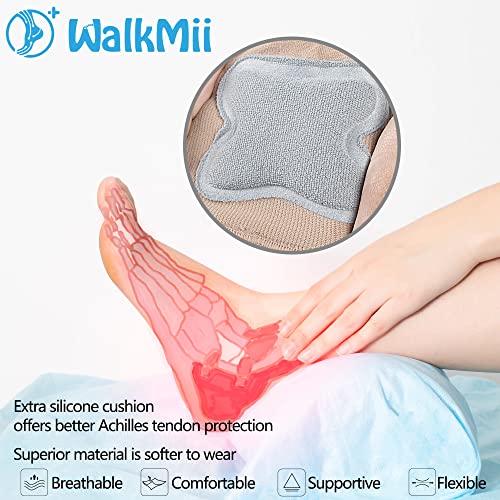 Achilles Tendon Protector Compression Sleeve - S/M Pair, Support for Bursitis & Tendonitis