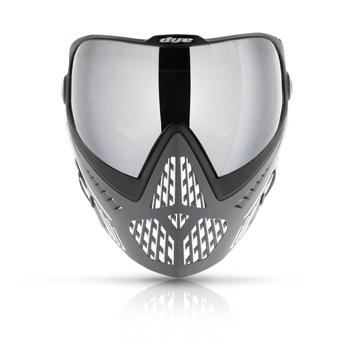 Maddog Dye i5 Thermal Dual-Pane Anti-Fog Lens Paintball Airsoft Mask Goggle System Combo with Microfiber Storage Bag | High Performance Safety Certified Protection - Shades - Grey/White/Black