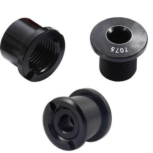 Saiper 10pcs M8 Single Bike Chainring Bolts 7075 Aluminum Alloy Bicycle Crankset Nuts Chainwheel Screws Fit for Road, Mountain, BMX, MTB, Fixie