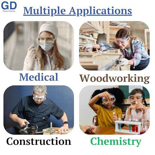 Anti-Fog Protective Safety Goggles, Lab Goggles, Medical Safety Goggles, Adult Goggles, Goggles for Cooking