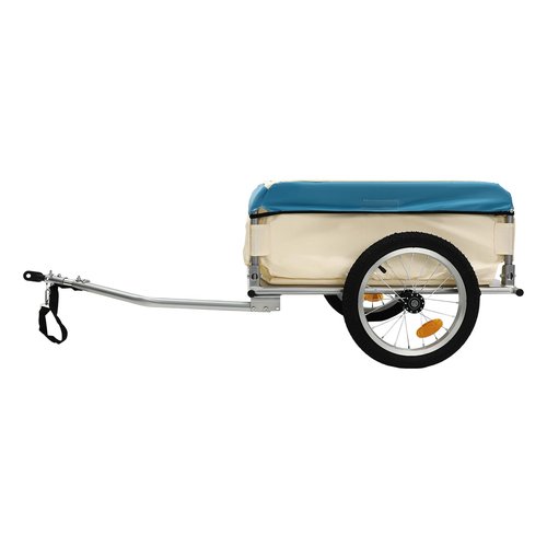 Bike Cargo Trailer, Multi-Purpose Foldable Transportation Storage Cart,Heavy-Duty Bicycle Wagon Cart,110.23lbs Load Capacity for Camping,Moving Houses,Grocery Shopping