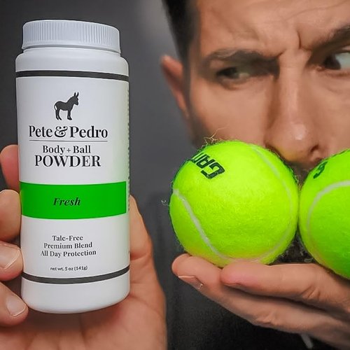 Pete & Pedro BODY & BALLS POWDER (FROST - COOLING SENSATION) Talc-Free Ball Powder for Men | Helps With Odor & Absorbs Moisture & Sweat | Deodorant Hygiene For Groin | As Seen on Shark Tank, 4.4 oz.