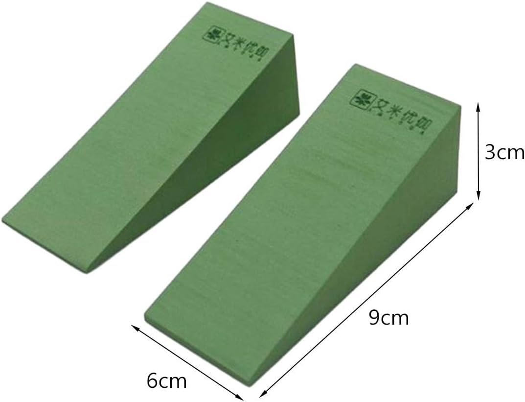 2 Pieces Yoga Foam Wedge, EVA Wedge Block, Heel Stretcher Back Support, Slant Board Calf Stretcher