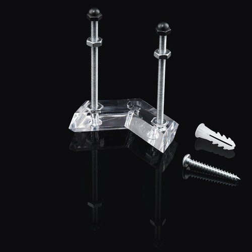 Arkorus Skateboard Wall Mount - Premium Clear Skateboards Hanger, Vertical Skate Board Deck Display & Storage, Durable Acrylic Floating Rack to Securely Hold and Store Your Decks and Longboards