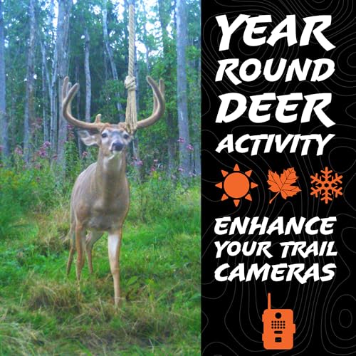 Whitetail Deer Scent Attractant Rope Kit for Hunting - AllSeason Formula