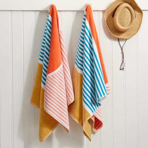 Loon & Lake Luxury Oversized Beach Towel - Beach Sunset (40 x 70 in)