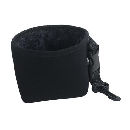 Colaxi Golf Club Cleaner for Golf Bag, Golf Ball Cleaner Pouch, Golf Club Cleaning Bag Pocket Cleaning Tool, Waterproof Golf Ball Washer Scrub Bag, Golf Club Bag Accessories Golf Gifts for Men, Black
