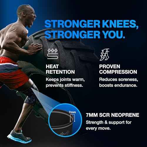 Modvel 7mm Neoprene Knee Sleeves for Men & Women Weightlifting & Powerlifting ? Compression Knee Sleeve Support for Squats, Gym, Training ? USPA, IPL Approved ? Medium Army/dark (Pair)