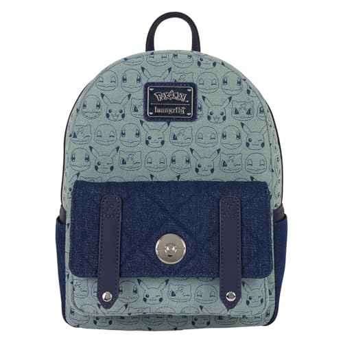 Loungefly Pok?mon Faux Denim Mini Backpack