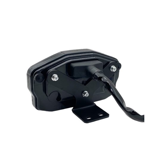 Mechanivis DKD LCD Speedometer Display Adjustable ONE-LIN/CAN-Bus Communication for Fardriver Controller(96v with Bracket)