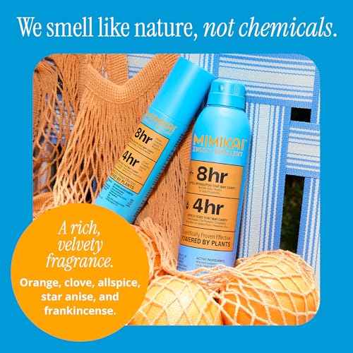 Mimikai Mosquito and Tick Repellent Spray, DEET-Free for Skin and Outdoor Use, Non-Toxic, Plant-Powered Skincare, 5.5oz