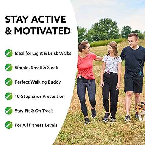3DFitBud Simple Step Counter Walking 3D Pedometer by 3DActive with Clip, Lanyard Accurate Step Tracker Large Display, Easy to Use for Kids Men Women Adult Seniors Daily Step Tracking - A420S