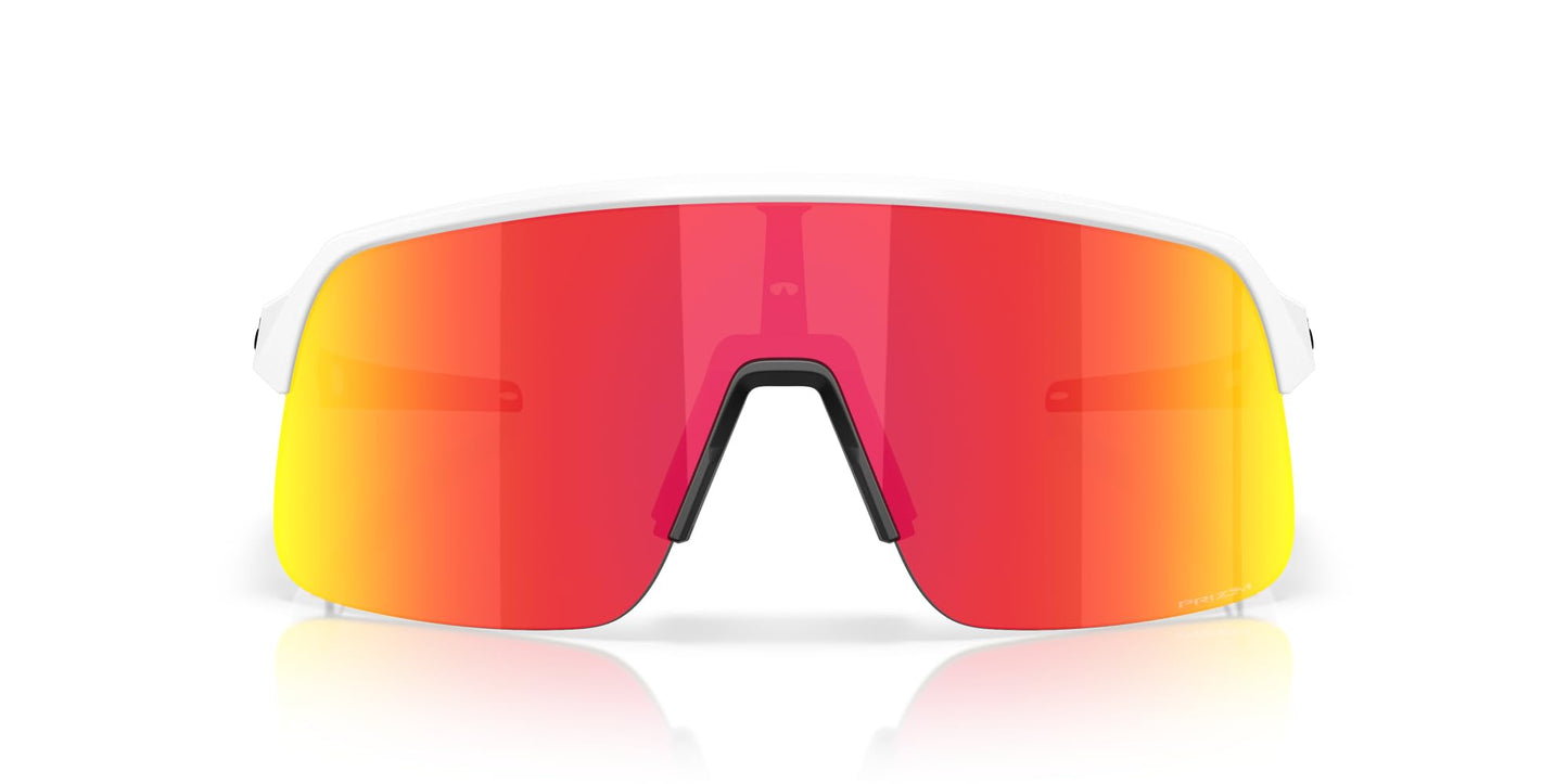 Oakley OO9496 Sutro Lite S Sunglasses, Matte White/Prizm Ruby, 34 mm
