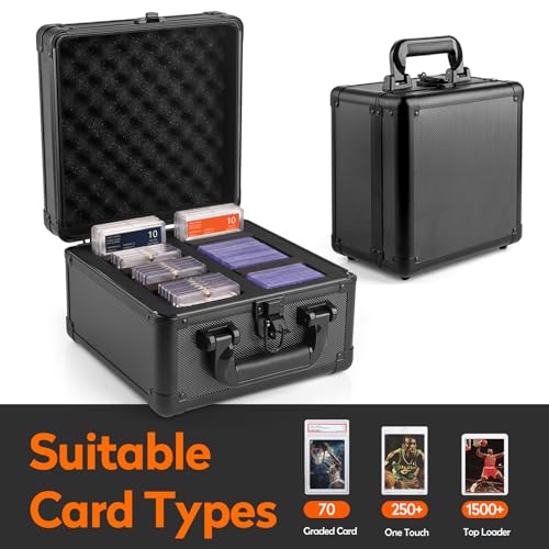 JoyHood Medium Card Storage Box for Trading and Sports Cards - PSA Slab Holder
