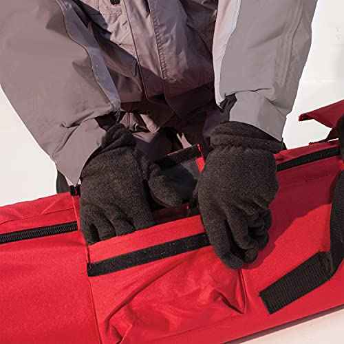 Eskimo 69812 Power Ice Auger Carrying Bag, Fits all Eskimo Augers, red, standard