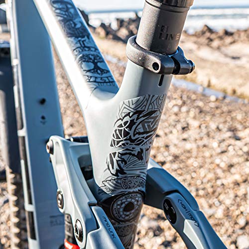Mucky Nutz, Skinz Frame Protection, Viking, Black, Matt