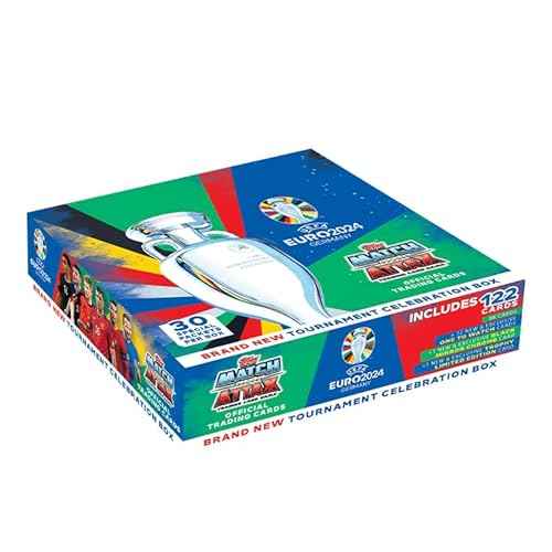 Topps Official Match Attax for 2024 European Football Championship - Tournament Box (30 Exclusive Packages)