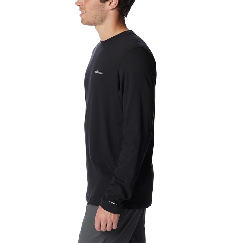 Columbia Thistletown Hills Long Sleeve Crew – Black, Large