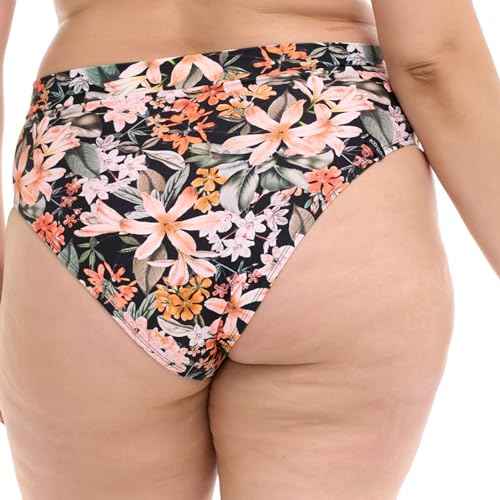 Body Glove Women's Marlee Plus High Waist Bikini Bottom Swimsuit, Available in Sizes 1x,2X,3X
