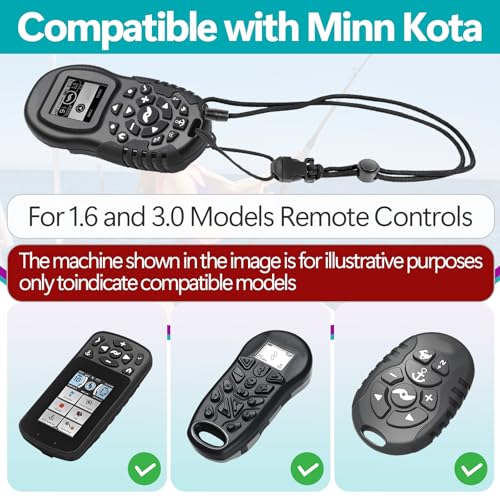 2 Sets Remote Trolling Motor Lanyard Compatible with Minn Kota i-Pilot