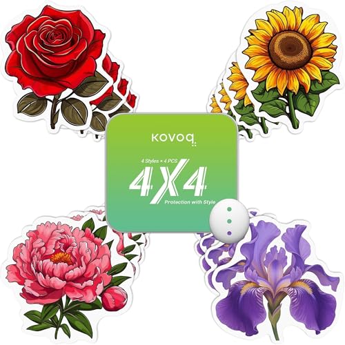 Rose Shaped Dexcom G7 & Stelo Over Patches Waterproof 16 Pc Floral Design